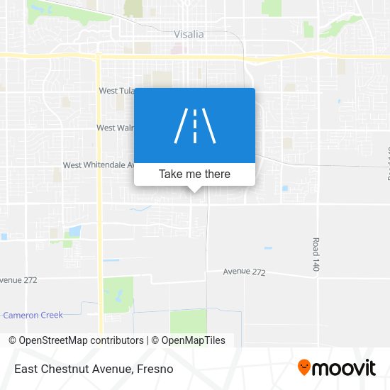 East Chestnut Avenue map