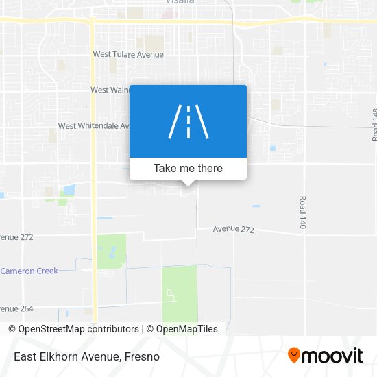East Elkhorn Avenue map
