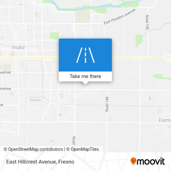 Mapa de East Hillcrest Avenue