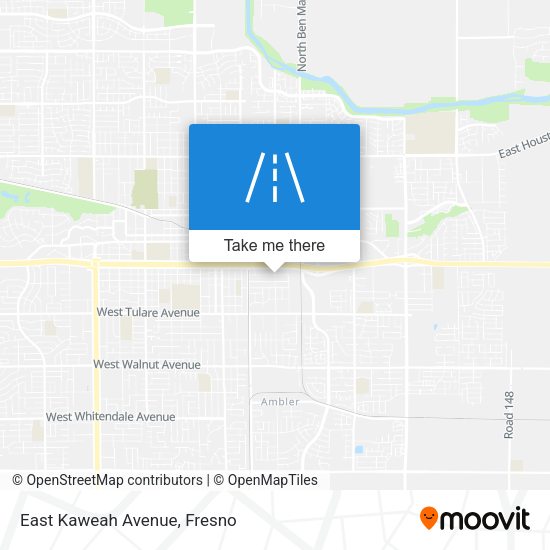 Mapa de East Kaweah Avenue