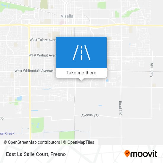 East La Salle Court map
