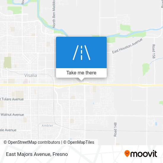 Mapa de East Majors Avenue
