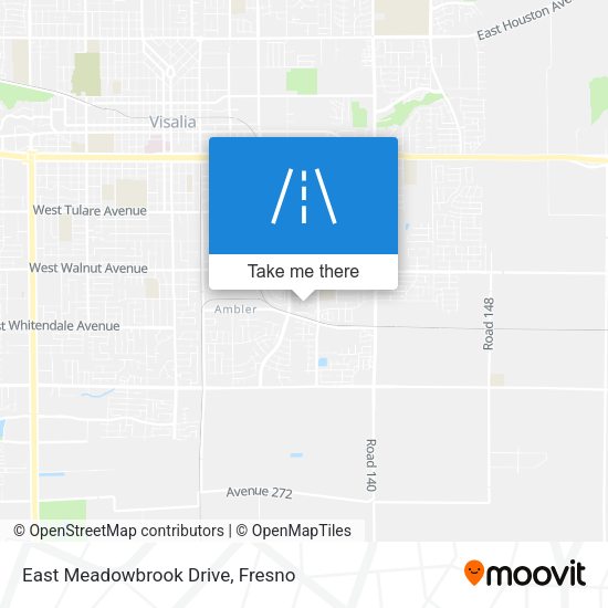 Mapa de East Meadowbrook Drive