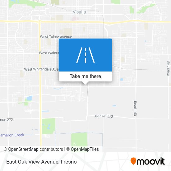 Mapa de East Oak View Avenue