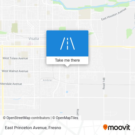 East Princeton Avenue map