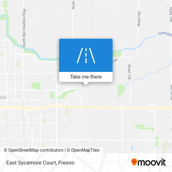Mapa de East Sycamore Court