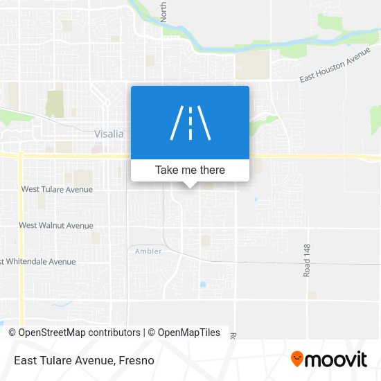 East Tulare Avenue map