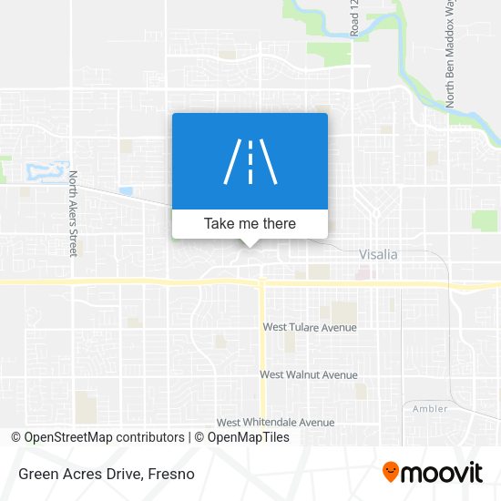 Mapa de Green Acres Drive