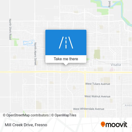 Mill Creek Drive map