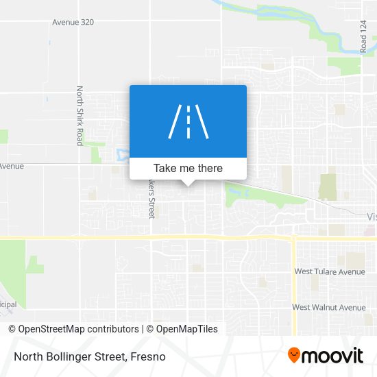 Mapa de North Bollinger Street