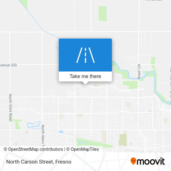 North Carson Street map