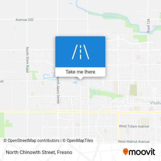 North Chinowth Street map