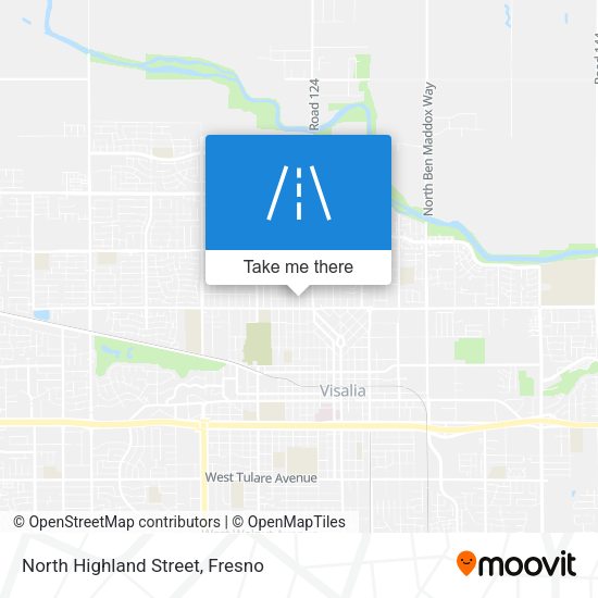 North Highland Street map