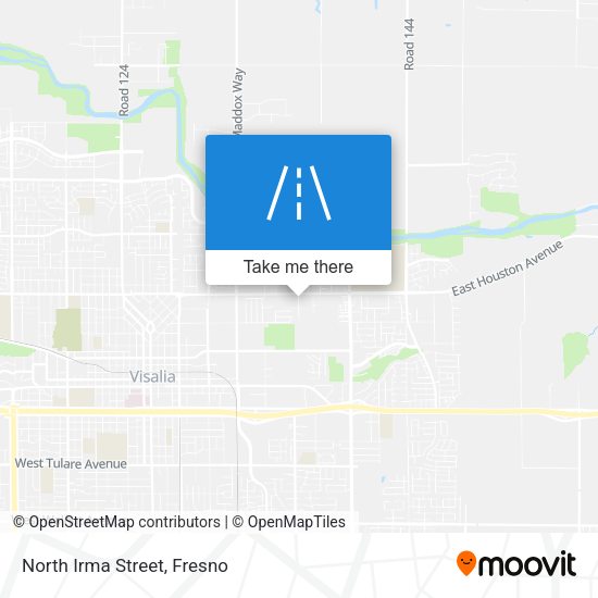 Mapa de North Irma Street