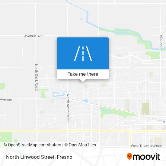North Linwood Street map