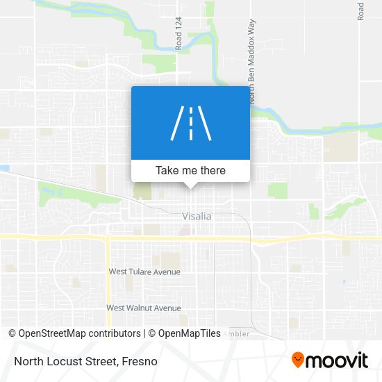 North Locust Street map