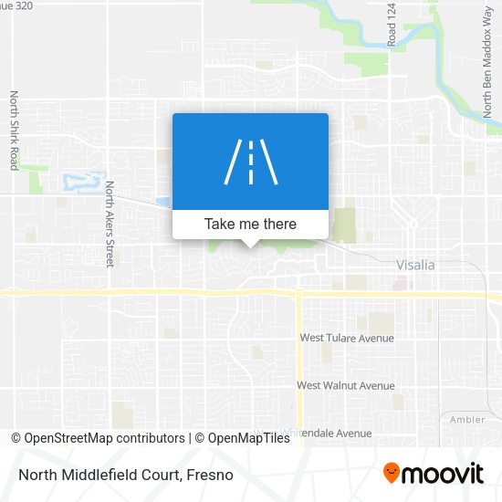 North Middlefield Court map