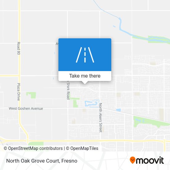 Mapa de North Oak Grove Court