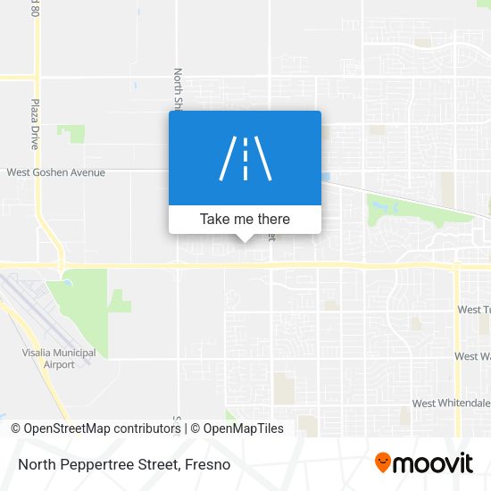North Peppertree Street map