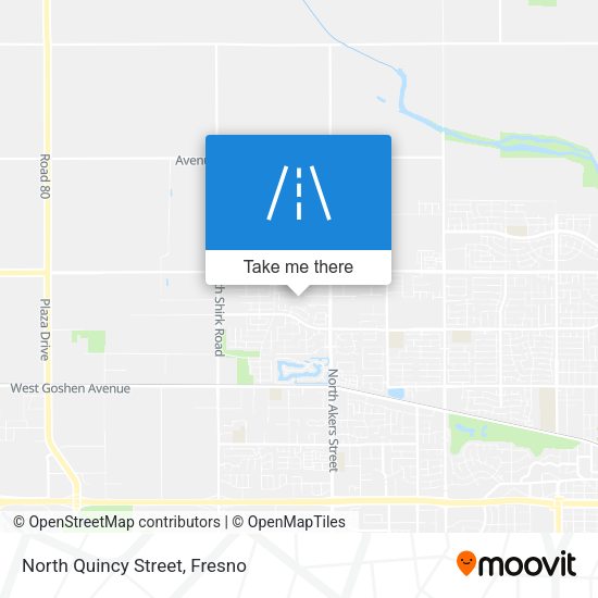 North Quincy Street map