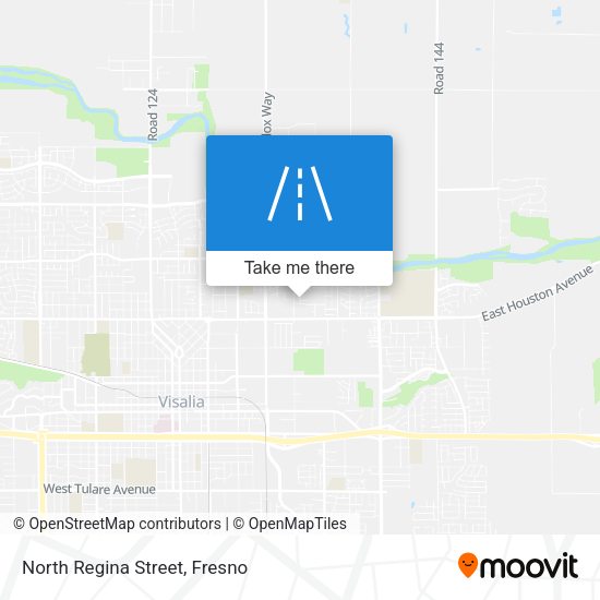 Mapa de North Regina Street