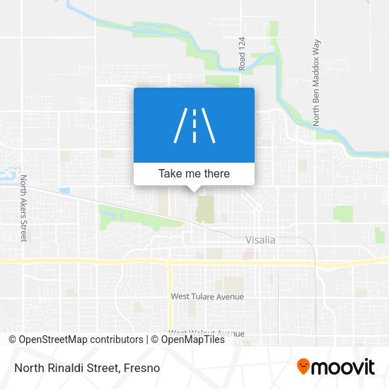 North Rinaldi Street map