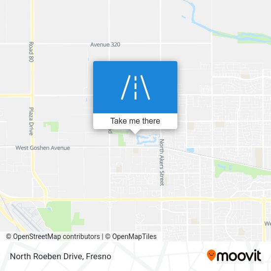 Mapa de North Roeben Drive