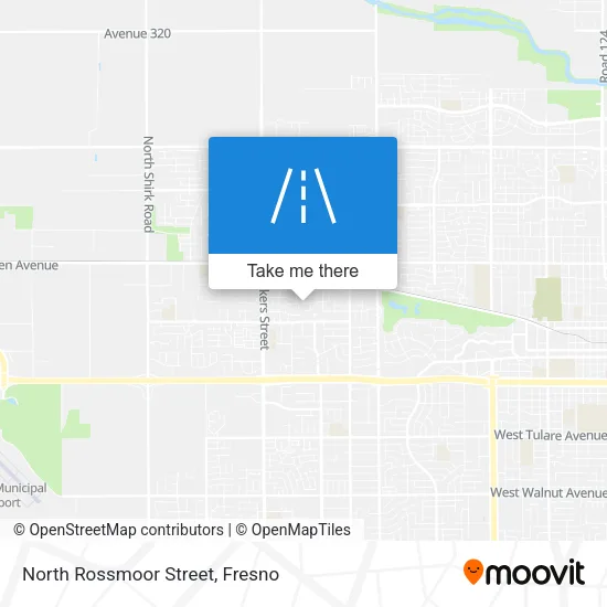 North Rossmoor Street map