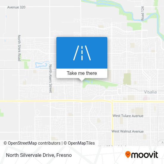 North Silvervale Drive map