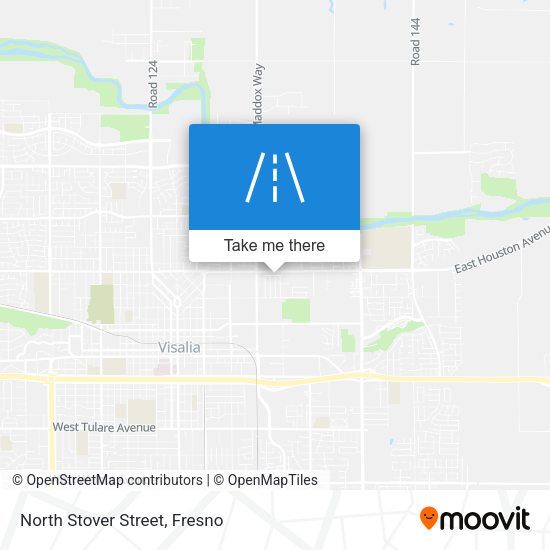 North Stover Street map
