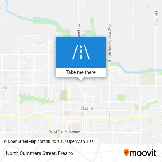 North Summers Street map