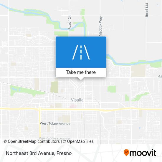 Northeast 3rd Avenue map
