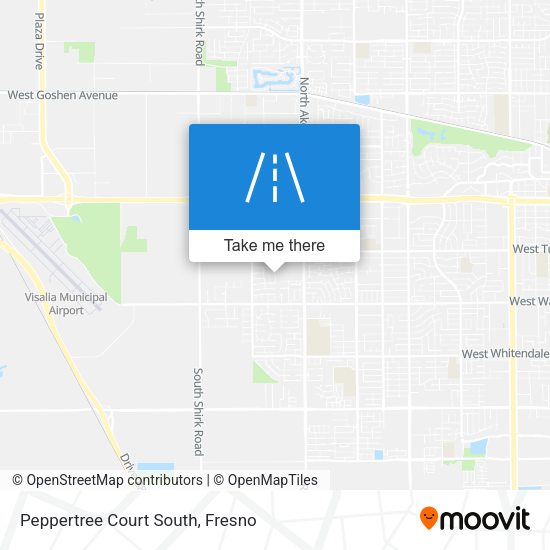 Peppertree Court South map