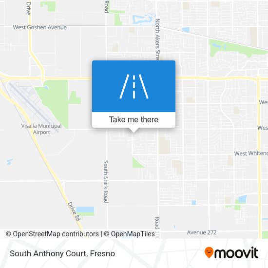 South Anthony Court map