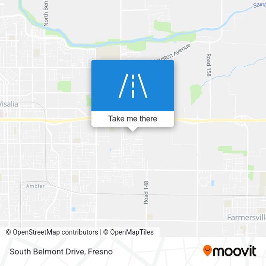South Belmont Drive map
