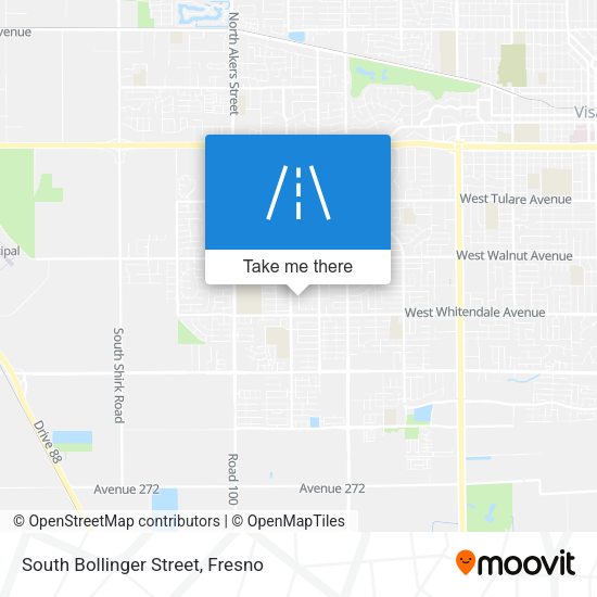 South Bollinger Street map