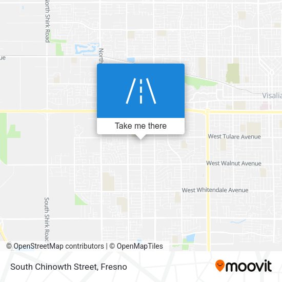 South Chinowth Street map