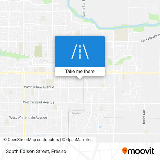 South Edison Street map