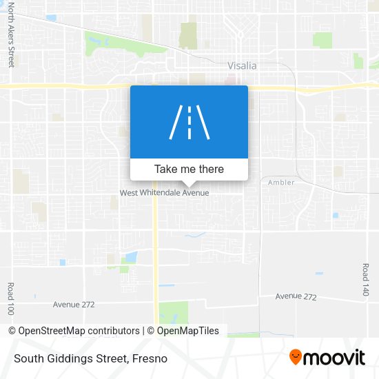 South Giddings Street map