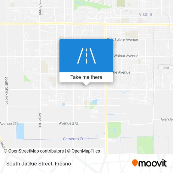 South Jackie Street map