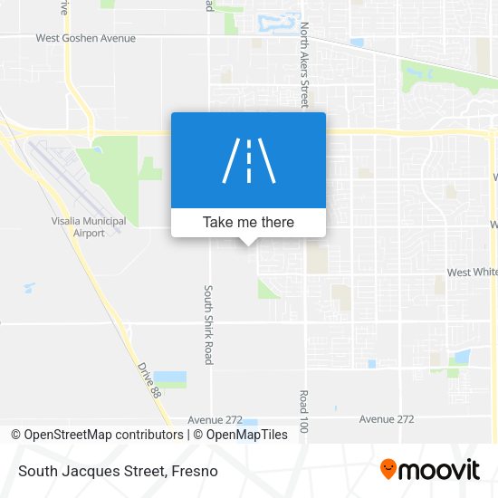 South Jacques Street map