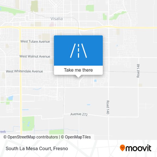 Mapa de South La Mesa Court