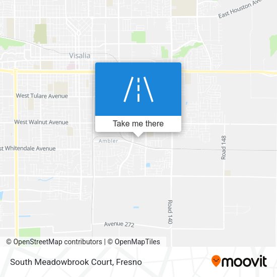 Mapa de South Meadowbrook Court