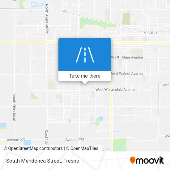 South Mendonca Street map