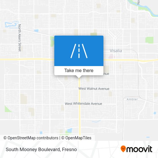 South Mooney Boulevard map
