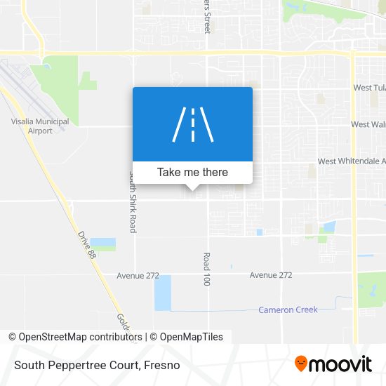 South Peppertree Court map