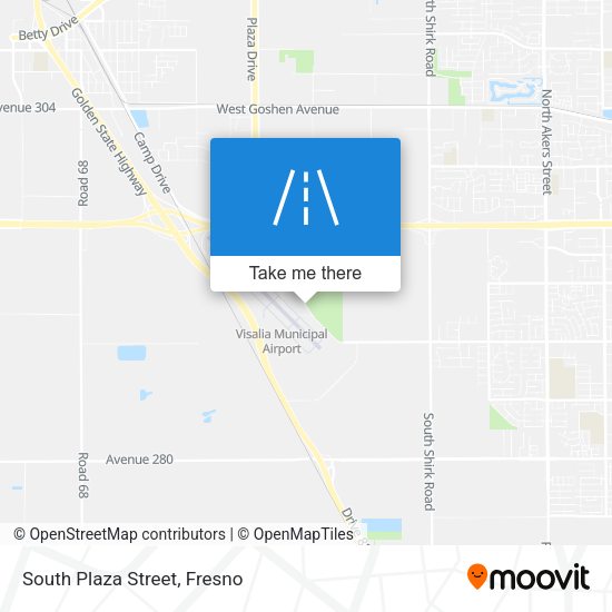 Mapa de South Plaza Street