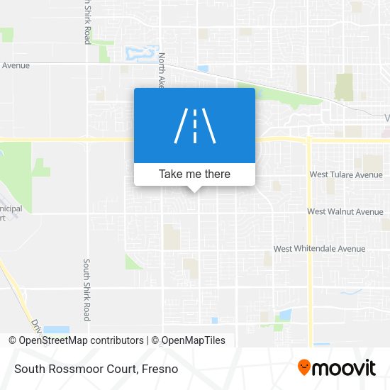 Mapa de South Rossmoor Court