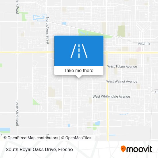 South Royal Oaks Drive map