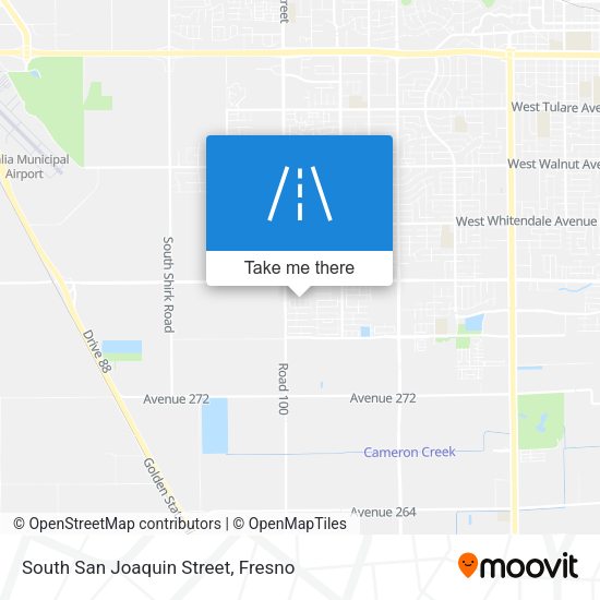Mapa de South San Joaquin Street
